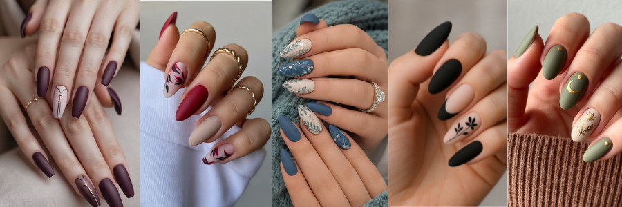 Vergelijking van matte en glanzende topcoatafwerkingen op nagels